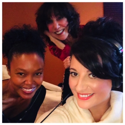 Recording session with Dana Rice and Anna Brooke